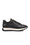 Black Genuine Leather Mens Casual Shoes 252574 M