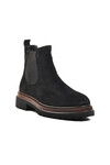 Black Nubuck Genuine Leather Mens Chelsea Boots Br-44001 M
