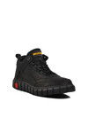 Black Nubuck Genuine Leather Mens Boots 240015 M