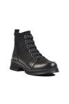 Black Nubuck Genuine Leather Womens Boots 2452701K Z
