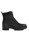 Black Nubuck Genuine Leather Womens Boots 670 Z