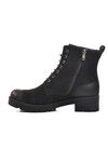 Black Nubuck Genuine Leather Womens Boots 670 Z