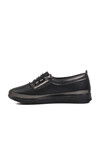 Black-Silver Womens Casual Shoes 034 Z