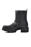 Black Zippered Womens Boots 23010 Z
