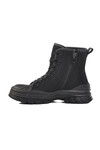 Black Fur Lined Womens Boots Serpentis Z