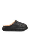 Black Fur-lined Womens Slippers 712 Z