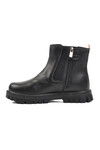 Black Polar Fleece Girls Boots 1788 F