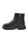 Black Polar Fleece Girls Boots 1788 P