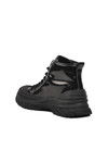 Black Patent Leather Lace-Up Womens Boots 24K311-4 Z