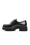 Black Patent Leather Womens Casual Shoes 7451 Z