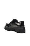 Black Patent Leather Womens Casual Shoes 7455 Z