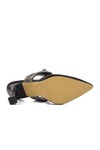 Black Satin Womens Evening Shoes 2730 Z