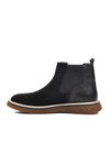 Black Suede Genuine Leather Mens Chelsea Boots 684016 M