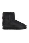 Black Suede Fur Lined Womens Boots 696067 Z