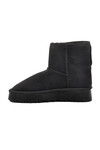 Black Suede Fur Lined Womens Boots 696067 Z