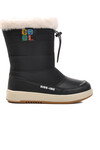 Black Polar Fleece Girls Boots Havana F