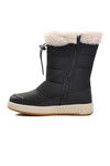 Black Polar Fleece Girls Boots Havana F