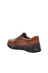 Tan Genuine Leather Womens Casual Shoes 045 Z