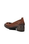Tan Genuine Leather Womens High Heel Shoes 2312514K Z