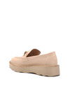 حذاء كاجوال نسائي من البولي يوريثين باللون البيج 552605 Z