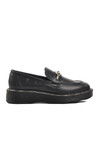 Black Polyurethane Womens Casual Shoes 552605 Z