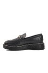 Black Polyurethane Womens Casual Shoes 552605 Z