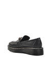 Black Polyurethane Womens Casual Shoes 552605 Z