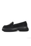 Black Suede Womens Casual Shoes 884900 Z