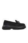 Black Suede Polyurethane Womens Casual Shoes 884904 Z