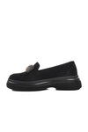 Black Suede Polyurethane Womens Casual Shoes 884904 Z