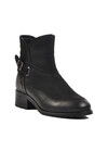 Black Nubuck Genuine Leather Womens Boots 2253407K Z