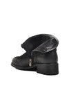 Black Nubuck Genuine Leather Womens Boots 2253407K Z