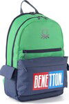 Green-Navy Unisex Backpack 03785