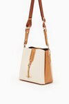 Beige-Camel Womens Handbag and Shoulder Bag 930126