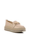 Beige Womens Casual Shoes 346201 Z