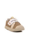 Beige Velcro Unisex Kids Sports Shoes BN-31820 B
