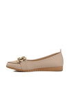 Beige Light Womens Ballerinas 209102 Z