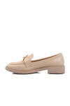 Beige Flat Heel Womens Casual Shoes 418078 Z
