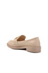 Beige Flat Heel Womens Casual Shoes 418078 Z