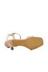 Beige Womens Heeled Sandals 448189 Z