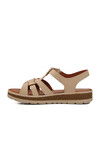 Bej Cırtlı Kadın Sandalet 492127 Z