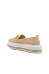 Beige Light Linen Womens Casual Shoes 261195 Z