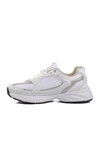 White Silver Mesh Mens Sneakers Run M