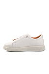 White Genuine Leather Mens Casual Shoes 62113 M