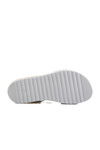 White Glittery Orthopedic Girls Sandals 24-408 P