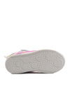 White Velcro Ankle Girl Sneaker 6503 F