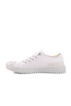 White Linen Memory Foam Mens Sneakers Vigor M