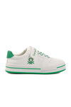 White Green Velcro Childrens Sports Shoes BNI-10029 P