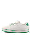 White Green Velcro Childrens Sports Shoes BNI-10029 P