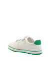 White Green Velcro Childrens Sports Shoes BNI-10024 F